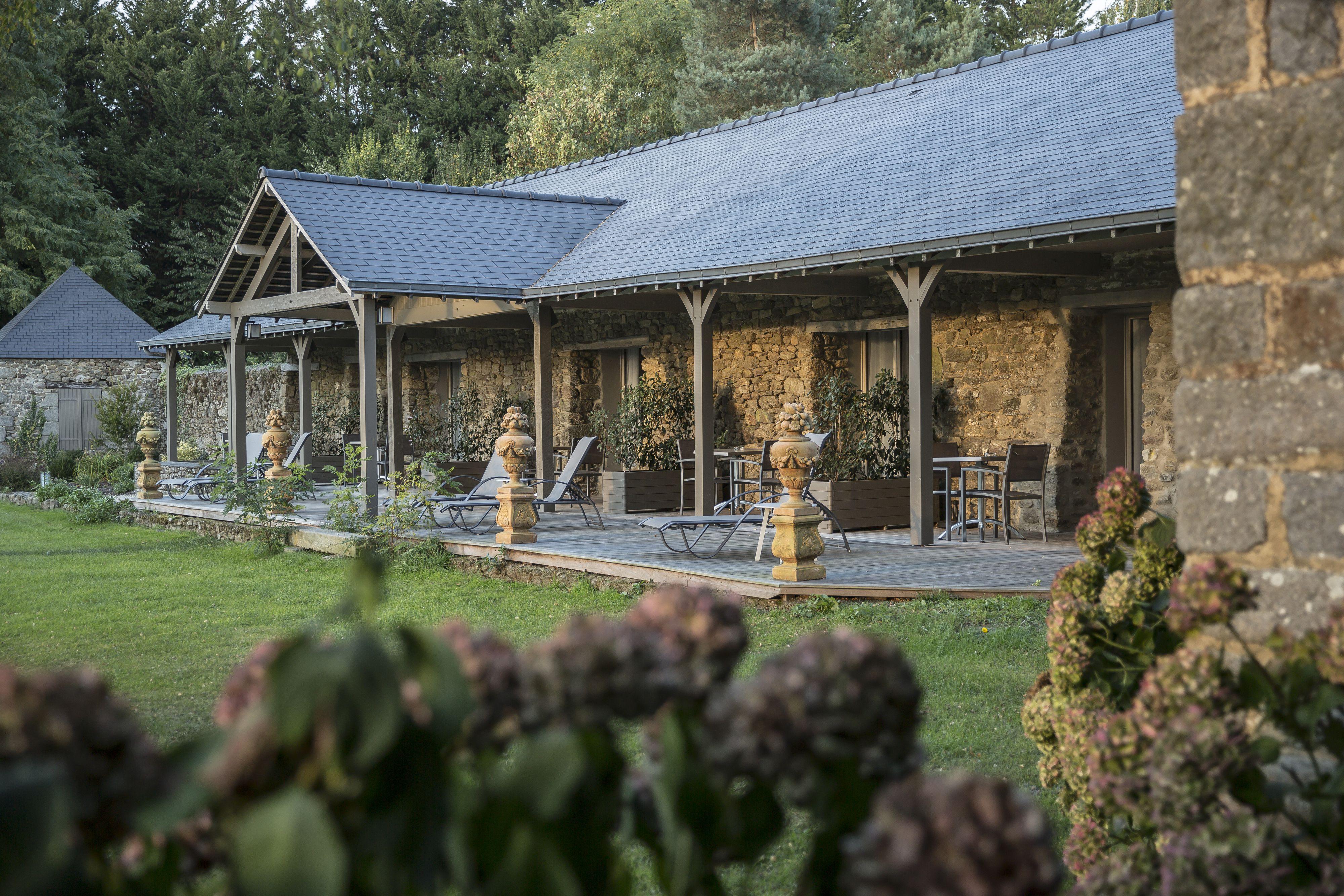 Hotel De L'Abbaye Le Tronchet  Bagian luar foto