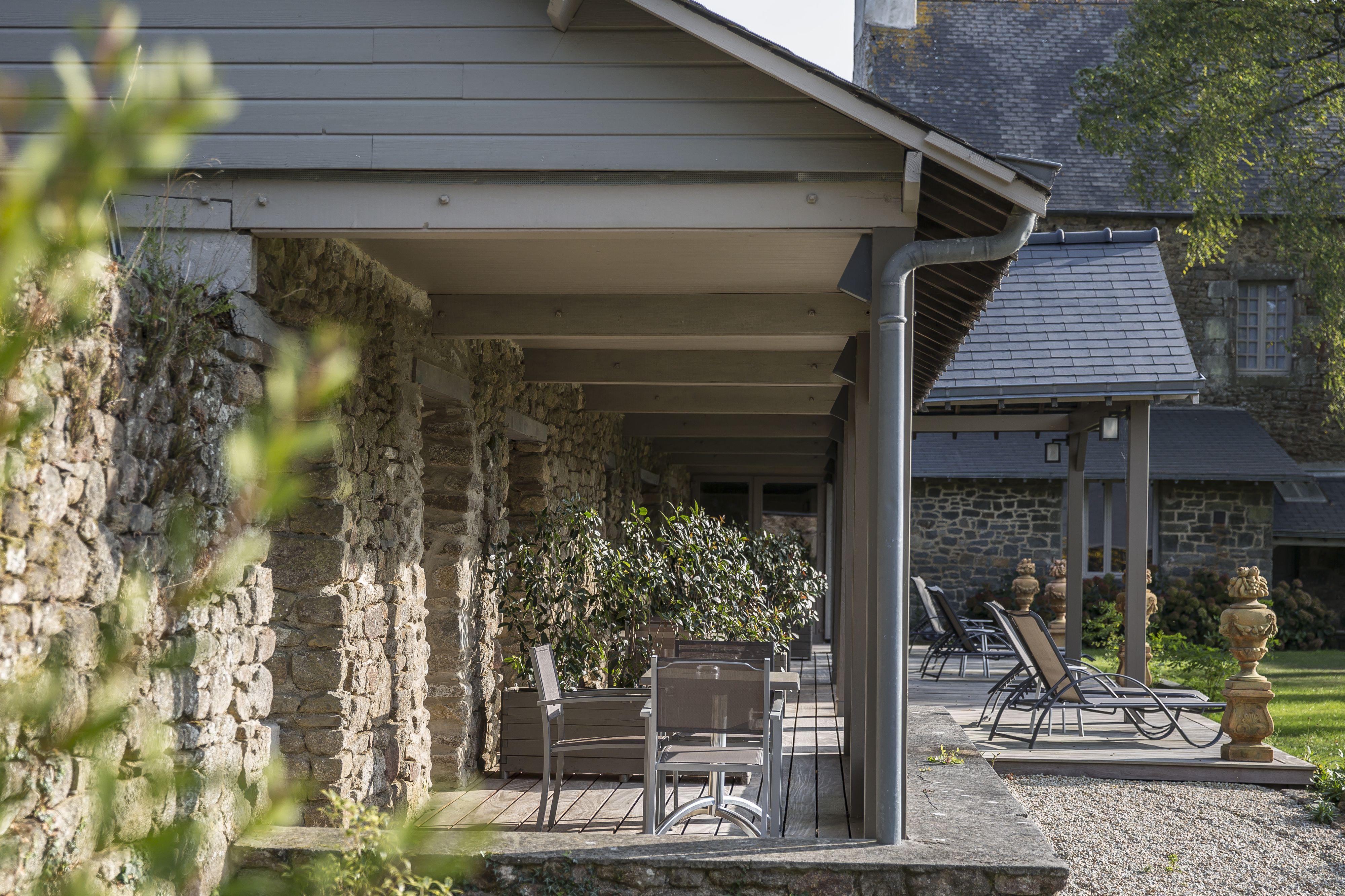 Hotel De L'Abbaye Le Tronchet  Bagian luar foto