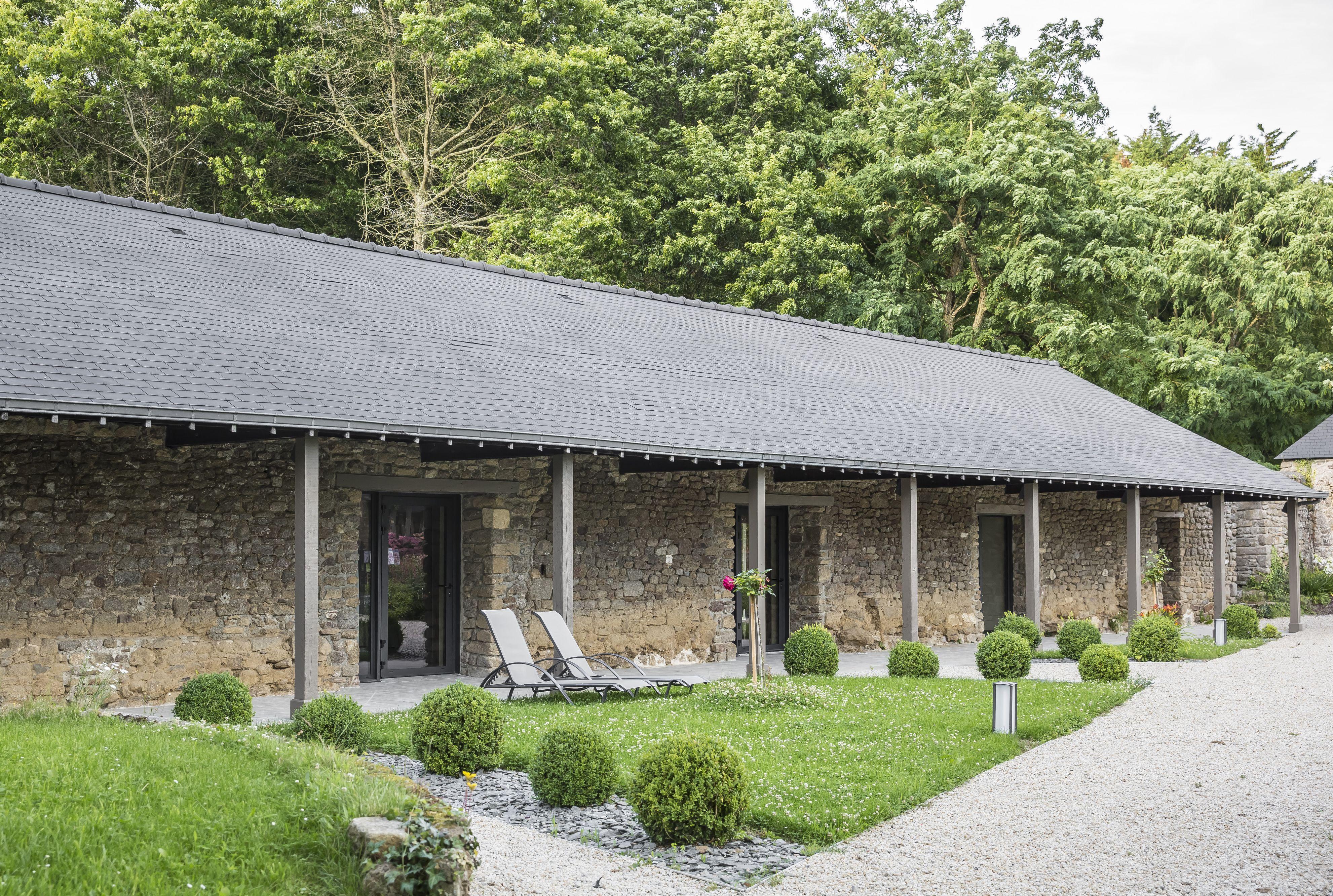 Hotel De L'Abbaye Le Tronchet  Bagian luar foto
