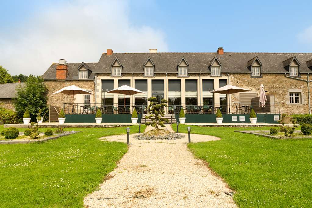Hotel De L'Abbaye Le Tronchet  Bagian luar foto
